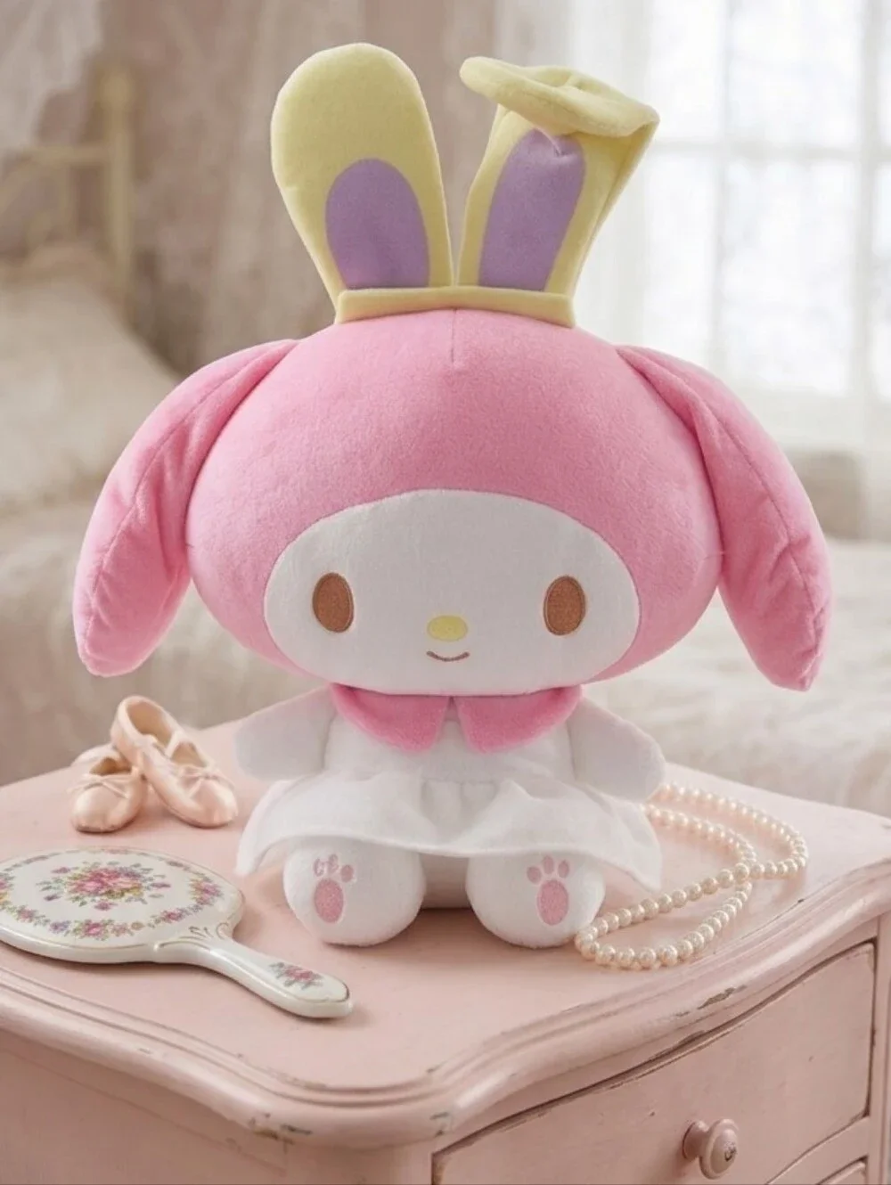 Sanrio My Melody Jumbo  Plush Toy with Easter Bunny